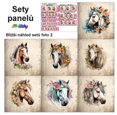MOB Set panelů dle výběru - Kůň na objednávku - výběr z rozměrů a materiálů - vzhled jednotlivých setů foto 2