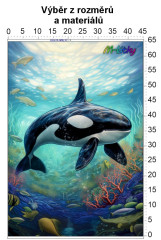 OB Panel bez střihu - Kosatka tisk na objednávku výběr z rozměrů a materiálů