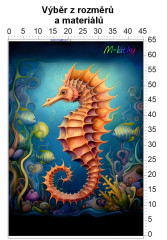 OB Panel - výběr z rozměrů - Mořský koník Materiál - výběr z variant