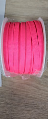 Šňůra 10 mm plochá růžová