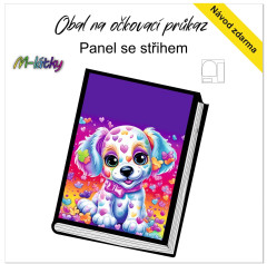 MOB Panel k ušití - obal na očkovací průkaz - Štěně kočárkovina