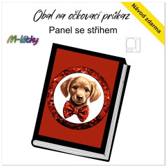MOB Panel k ušití - obal na očkovací průkaz - Štěně kočárkovina