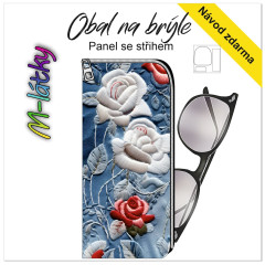 MOB Panel - obal na brýle - Růže tisk na objednávku