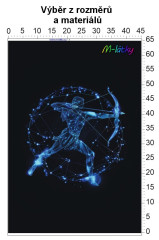 OB Panel - výběr z rozměrů - Znamení zvěrokruhu - Střelec Materiál - výběr z variant