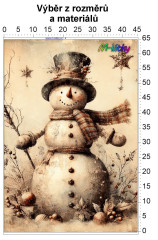 MOB Panel - výběr z rozměrů - Sněhulák Materiál - výběr z variant