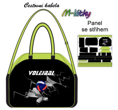 OB Panel - Cestovní kabela velká - volejbal kočárkovina - panel k ušití