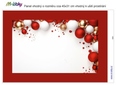 MOB Panel 45x31 cm (prostírání)Vánoční ozdoby náš tisk na objednávku