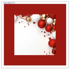 A Panel k ušití  - - podkafíčka   - rozměr cca 12x12 cm - Vánoční ozdoby panel k ušití - materiál výběr z variant