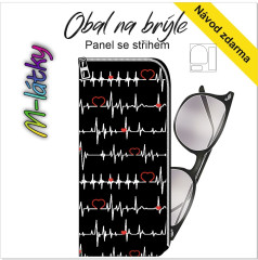 OB Panel - obal na brýle - Ekg tisk na objednávku