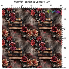 OB Metráž Knihy v růžích náš tisk na objednávku – výběr z materiálů