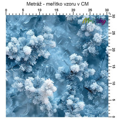 OB Metráž námraza náš tisk na objednávku – výběr z materiálů
