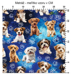 OB Vzor - štěňata výběr z variant materiálu - vlastní tisk na objednávku