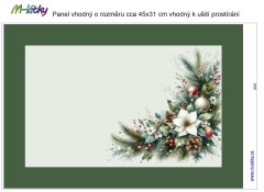 MOB Panel 45x31 cm (prostírání)Vánoce náš tisk na objednávku