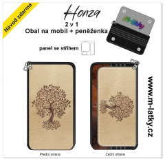 OB Panel - Honza 2v1 Obal na mobil/peněženka - Strom  života tisk na objednávku
