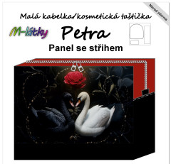 MOB Panel k ušití - kosmetická taštička Petra - Labuť vlastní tisk na objednávku - výběr z variant