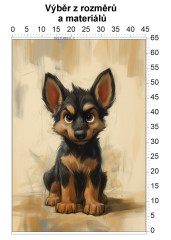 MOB Panel - výběr z rozměrů - Německý ovčák Materiál - výběr z variant