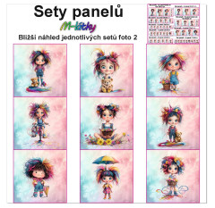 MOB Set panelů dle výběru - holčičky na objednávku - výběr z rozměrů a materiálů - vzhled jednotlivých setů foto 2