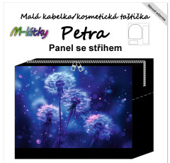MOB Panel k ušití - kosmetická taštička Petra - Pampelišky vlastní tisk na objednávku - výběr z variant