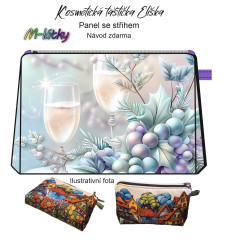 MOB Panel - Kosmetická taštička Eliška - Pastelové vánoce návod k panelu zdarma - více v popisu produktu