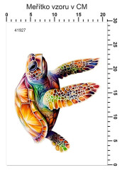 MOB Nažehlovačky - velikost archu A4 - želva