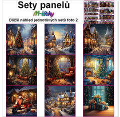 OB Set panelů dle výběru - Vánoce na objednávku - výběr z rozměrů a materiálů - vzhled jednotlivých setů foto 2