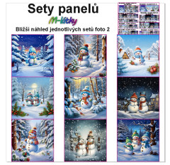 OB Set panelů dle výběru - Sněhuláci na objednávku - výběr z rozměrů a materiálů - vzhled jednotlivých setů foto 2