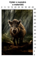 MOB Panel - výběr z rozměrů - divočák Materiál - výběr z variant