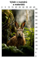 MOB Panel - výběr z rozměrů - zajíc Materiál - výběr z variant
