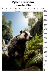 MOB Panel - výběr z rozměrů - jezevec Materiál - výběr z variant