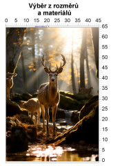 MOB Panel - výběr z rozměrů - jelen Materiál - výběr z variant