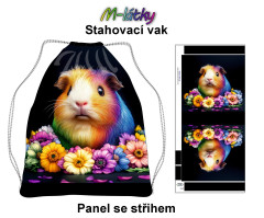 MOB Panel se střihem k ušití - stahovací vak - Křeček Materiál - výběr z variant