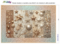 MOB Panel 45x31 cm (prostírání)Vánoční ozdoby náš tisk na objednávku