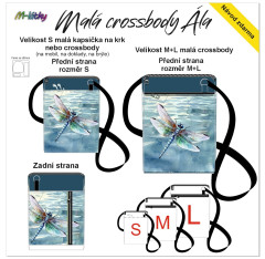 MOB Panel - Taštička Ála (obal na mobil) - vážka návod k panelu zdarma - více v popisu produktu