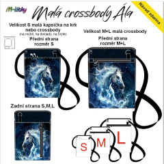 OB Panel - Taštička Ála (obal na mobil) - kůň v moři návod k panelu zdarma - více v popisu produktu