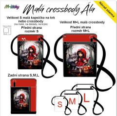 OB Panel - Taštička Ála (obal na mobil) - Červená Karkulka návod k panelu zdarma - více v popisu produktu