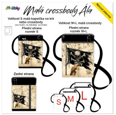 MOB Panel - Taštička Ála (obal na mobil) - piráti návod k panelu zdarma - více v popisu produktu