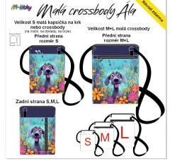 OB Panel - Taštička Ála (obal na mobil) - pes na louce návod k panelu zdarma - více v popisu produktu