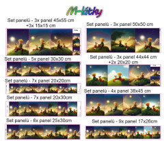 Set panelů dle výběru - Magické kočky (2)