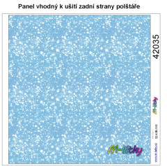 OB Panel k ušití  - dekorativní polštář - zadní strana - modrá výběr z variant
