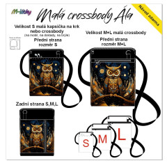 OB Panel - Taštička Ála (obal na mobil) - Sova návod k panelu zdarma - více v popisu produktu