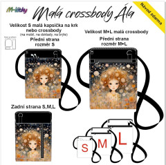 OB Panel - Taštička Ála (obal na mobil) - dívka v pampeliškách návod k panelu zdarma - více v popisu produktu