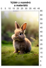 MOB Panel - výběr z rozměrů - Zakrslý králík Materiál - výběr z variant