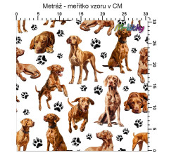 OB Vzor - Maďarský ohař výběr z variant materiálu - vlastní tisk na objednávku