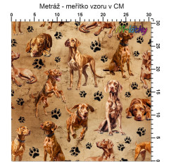 OB Vzor - Maďarský ohař výběr z variant materiálu - vlastní tisk na objednávku