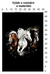 MOB Panel - výběr z rozměrů - Koně Materiál - výběr z variant
