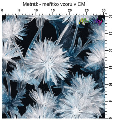 OB Metráž ledové pampelišky náš tisk na objednávku – výběr z materiálů