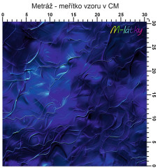 OB Vzor - modrá textura výběr z variant materiálu - vlastní tisk na objednávku