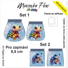 MOB Panel - Mincovka Flexi (pérko 8,5 nebo 10 cm) - Želva tisk na objednávku