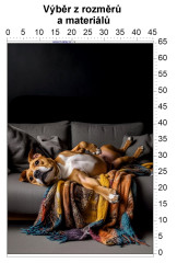 MOB Panel - výběr z rozměrů - povaleč Americký stafordširský teriér Materiál - výběr z variant