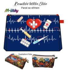 MOB Panel - Kosmetická taštička Eliška - EKG návod k panelu zdarma - více v popisu produktu